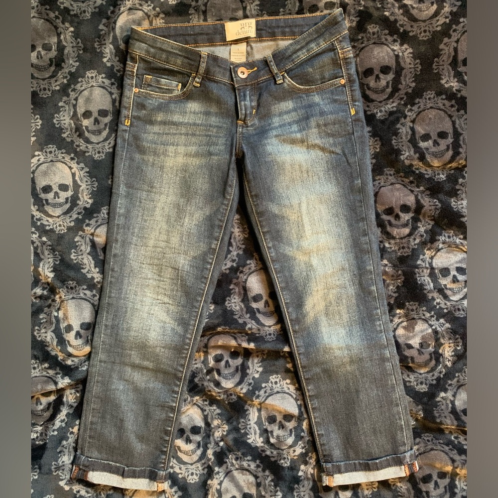 3/$13 Garage cropped denim jeans
